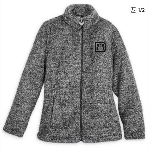 Disney Sweaters - Disney Parks Women’s Teddy Jacket (EUC)